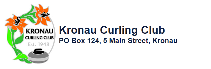 Kronau Curling Club banner